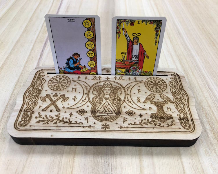 Expositor Cartas del Tarot Triple Diosa Hecate